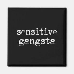 Empfindlicher Gangster, Meme-Zitat, Liebe Lustiger Magnet