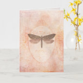 Empfindlicher Schönheits-Gruß Karte (Gelbe Blume)