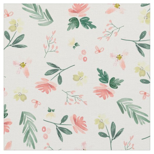 Empfindliches Blumen Stoff (Nahaufnahme)