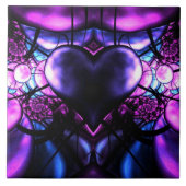 Empfindliches Herz des Skorpions Fliese (Vorderseite)