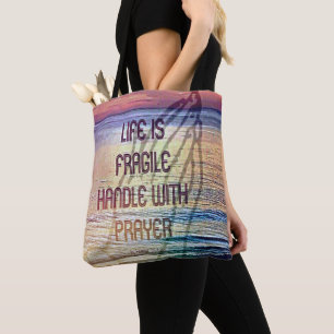 Empfindliches Leben-Gebet Tasche