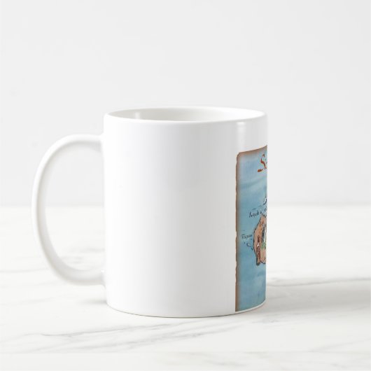 Empfindungs-Sizilien-Tasse Kaffeetasse (Links)