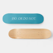 Empfohlen. Oder nicht. Skateboard (Horizontal)