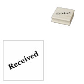 "Empfohlene" Briefmarke Gummistempel (Stempel)