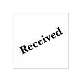 "Empfohlene" Briefmarke Gummistempel (Prägung)