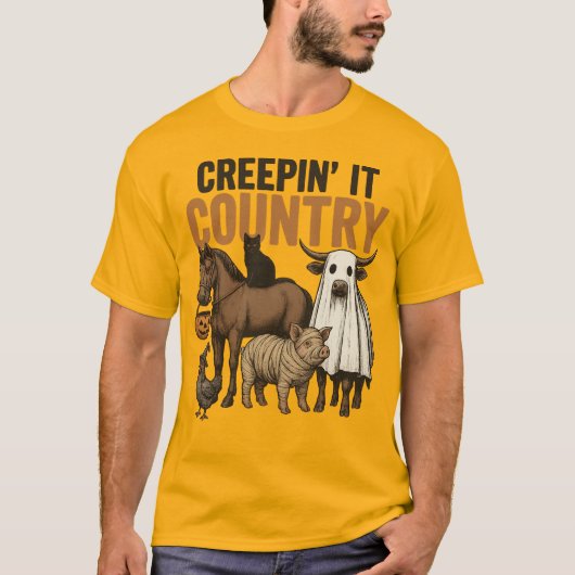Empfohlene Creepin' IT Country DTF Wärmeübertragun T-Shirt (Vorderseite)