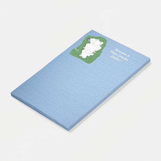 Empfohlene Entspannung nach der Entspannung, 4" x Post-it Klebezettel (angewinkelt)