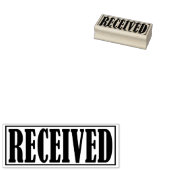 Empfohlene Geschäftsstelle Gerahmtes einfaches Wor Gummistempel (Stempel)