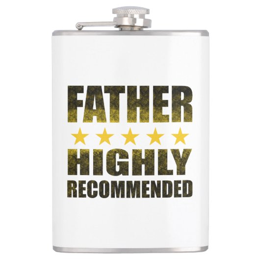 Empfohlener 5-Sterne-Vater Flachmann (Vorderseite)