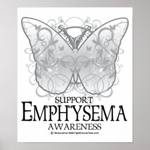 Emphysem-Schmetterling Poster
