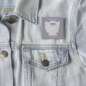 Emphysema Awareness Angel Pearl Ribbon Custom Butt Button (Beispiel)