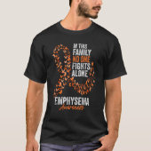 Emphysema Awareness Mont Butterflies Orange Ribbo T-Shirt (Vorderseite)