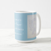 Emphysema Awareness Ribbon Angel Custom Tasse (VorderseiteRechts)