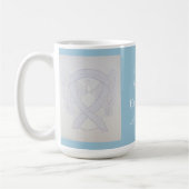 Emphysema Awareness Ribbon Angel Custom Tasse (Links)