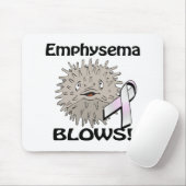 Emphysema bläst Sensibilisierungsdesign Mousepad (Mit Mouse)