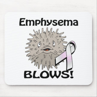 Emphysema bläst Sensibilisierungsdesign Mousepad
