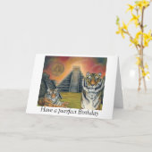 Empire Birthday Card Karte (Gelbe Blume)