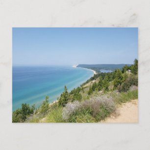Empire Bluff Lookout, Sleeping Bear Dunes NL, MI Postkarte