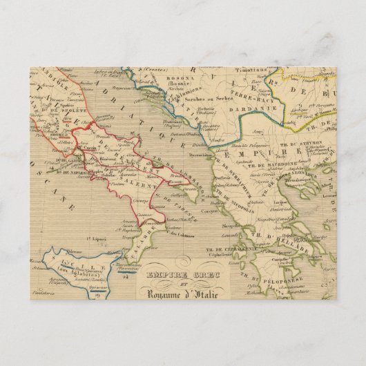 Empire Grec et Royaume d'Italie 774 a 900 Postkarte (Vorderseite)