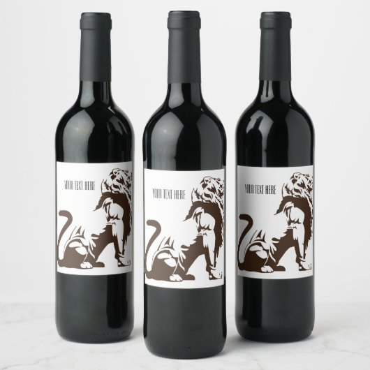 Empire Lion Wine Label Weinetikett (Flaschen)
