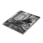 Empire Notes Black and White Music Foto Fliese (Seite)