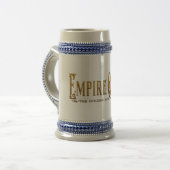Empire Queen Stein Bierglas (Vorderseite Links)