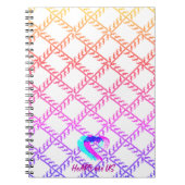 Empire Rainbow Heart Spiral Notebook Notizblock (Vorderseite)