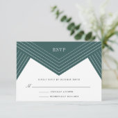 Empire RSVP Card | Jasper (Stehend Vorderseite)