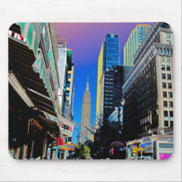 Empire Sate Gebäude vom 42. St New York Poster Mousepad