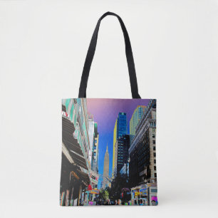 Empire Sate Gebäude vom 42. St New York Poster Tasche