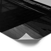 Empire State Bldg mit Flaggen Poster (Ecke)