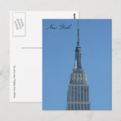 Empire State Blue Top Postkarte (Vorne/Hinten)