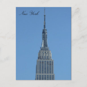 Empire State Blue Top Postkarte