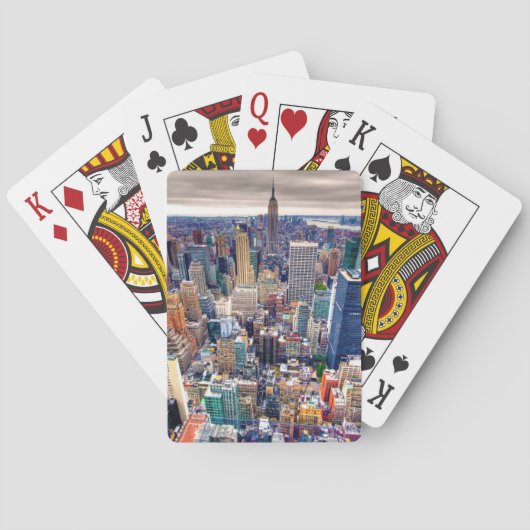 Empire State Building and Midtown Manhattan Spielkarten (Rückseite)