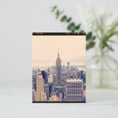 Empire State Building New York Postkarte (Stehend Vorderseite)