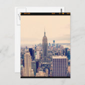 Empire State Building New York Postkarte (Vorne/Hinten)