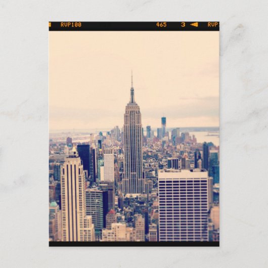 Empire State Building New York Postkarte (Vorderseite)