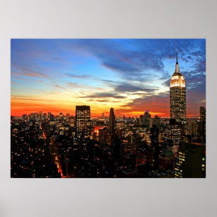 Empire State Building/New York Print Poster