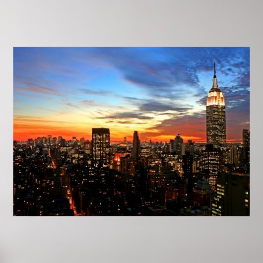 Empire State Building/New York Print Poster (Vorne)