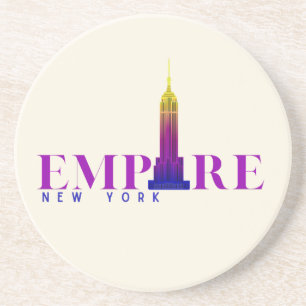 Empire State Building-New York-Vibrant Getränkeuntersetzer