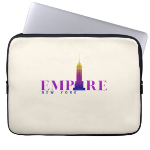Empire State Building-New York-Vibrant Laptopschutzhülle
