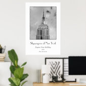 Empire State Building Poster (Heimbüro)