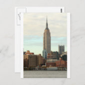 Empire State Building Postkarte (Vorne/Hinten)