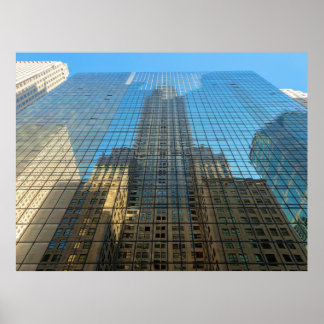 Empire State Building Reflexion, New York City. Poster