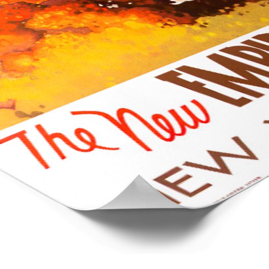 Empire State Express Reiseplakat Poster (Ecke)