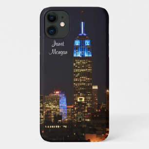 Empire State Gebäude, 30 Rock in blue für Autismus Case-Mate iPhone Hülle