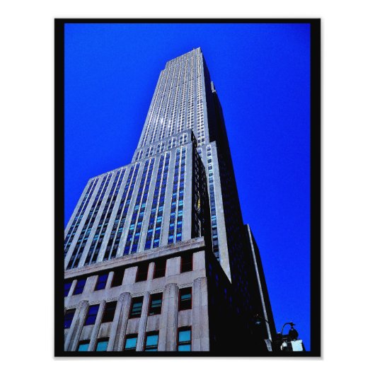 Empire State Gebäude Fotodruck (Vorne)