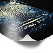 Empire State Gebäude Fotodruck (Ecke)