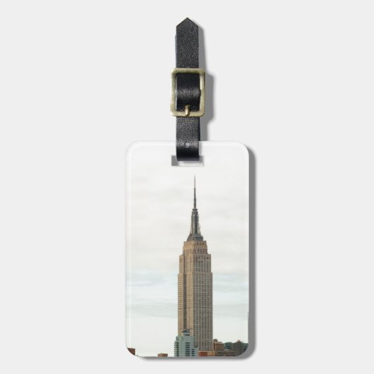 Empire State Gebäude Gepäckanhänger (Vorderseite vertikal)