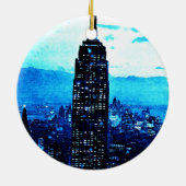 Empire State Gebäude Keramikornament (Hinten)